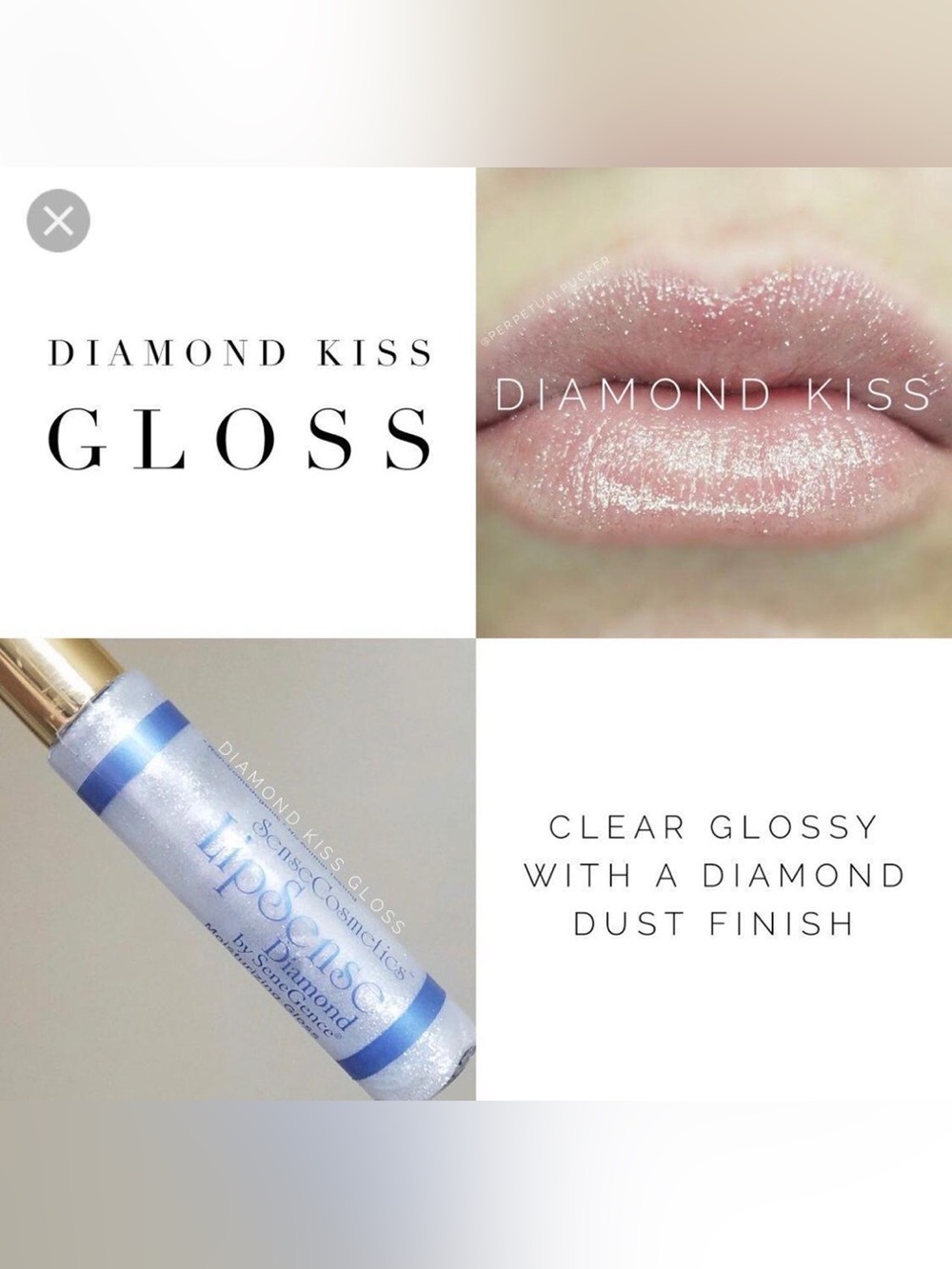 LipSense - Liquid moisturizing gloss - Diamond by SeneGence - Picture 2 of 2